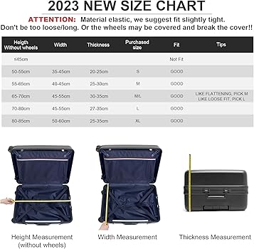 Protezione 360 Valigia Coprivaligia Elastico Per Viaggi - Taglie - Foto 8