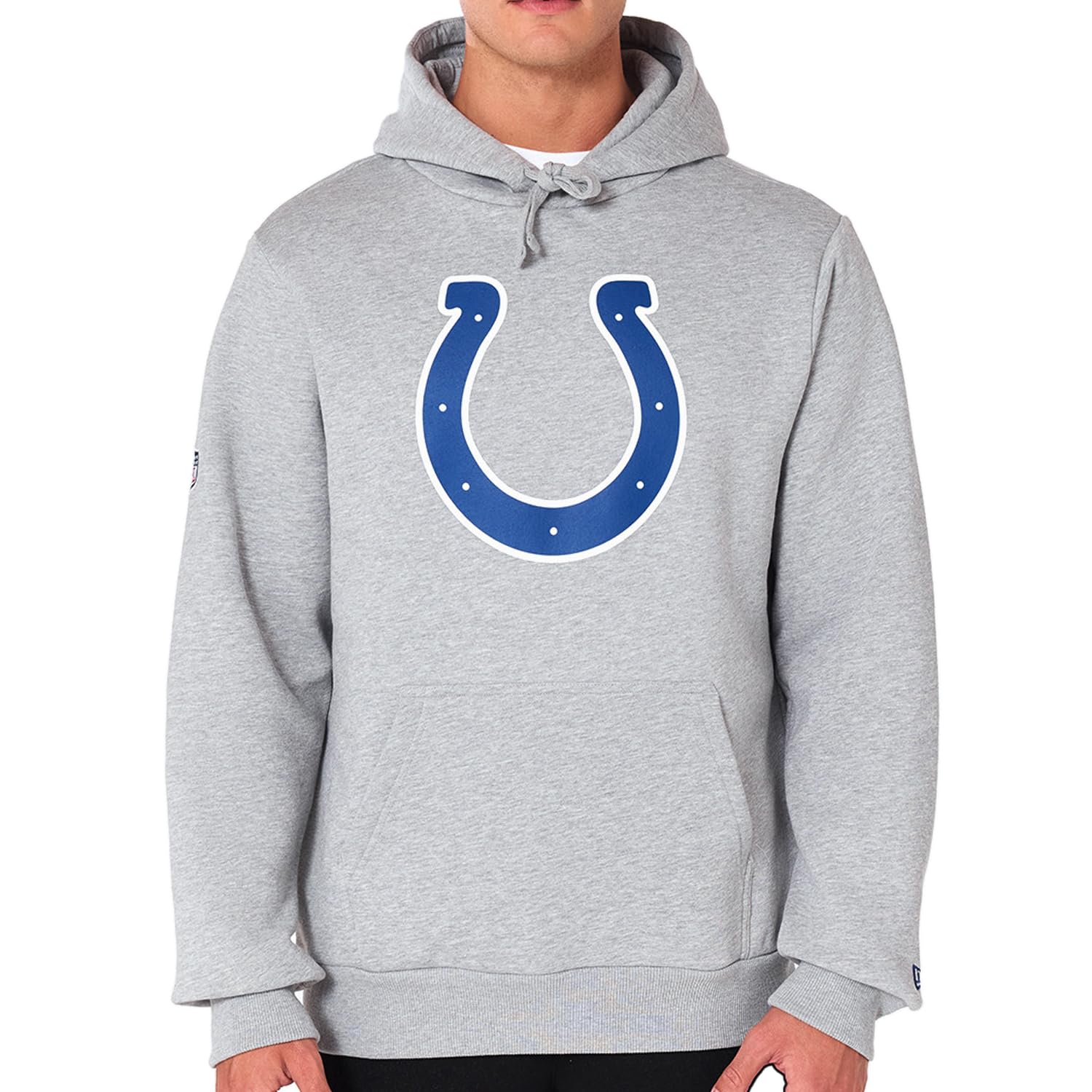 New Era Indianapolis Colts NFL Team Logo Hoody Grey Hooded Jumper