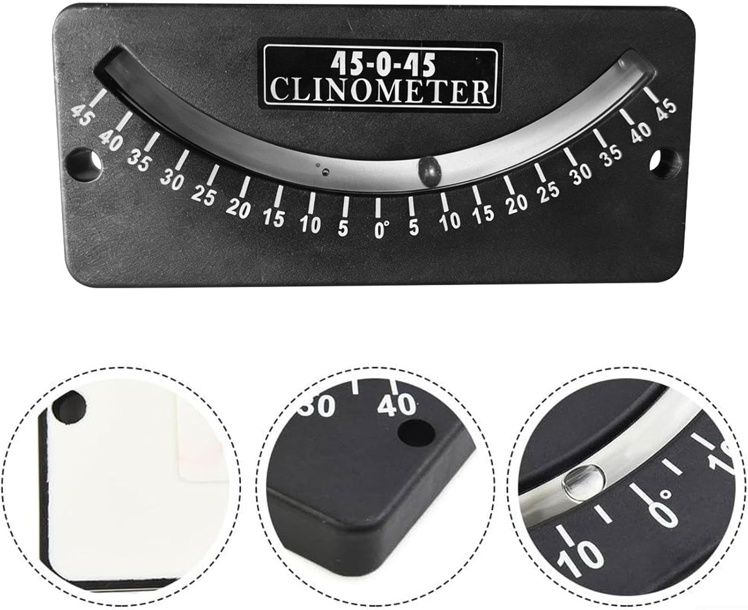 Inclinometer Meter | Car On-board Meter,Glass Tube Inclinometer, Level Gauge For Vehicle, Car, Truck, RV, Camper, Trailer, Or Ship