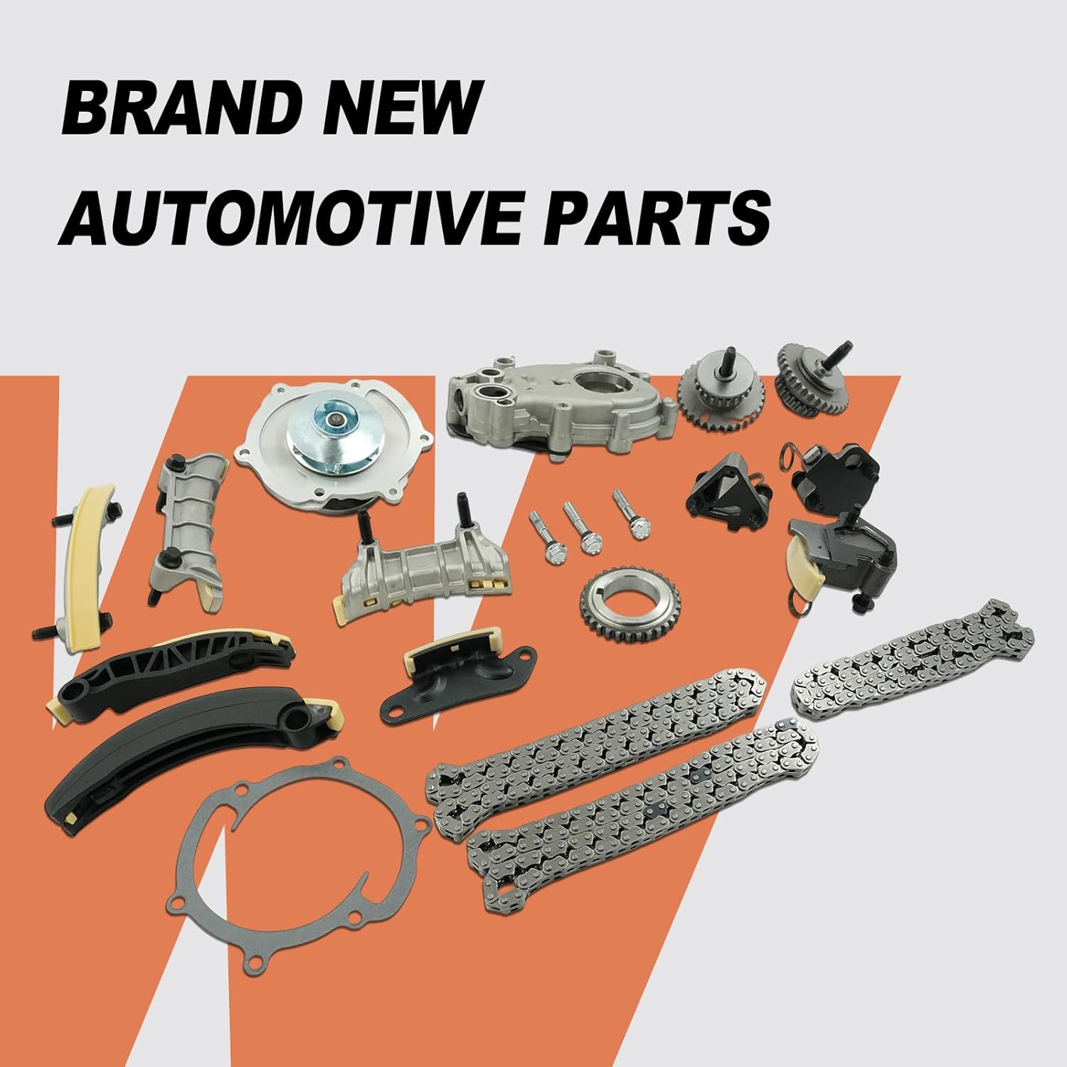 Timing Chain Kit with Water&Oil Pump for Cadillac CTS SRX, for Buick Allure Enclave, for Chevrolet Camaro Colorado, for GMC Canyon Terrain, for Pontiac G6 G8, for Saab, for Saturn, OE12633451 12600459