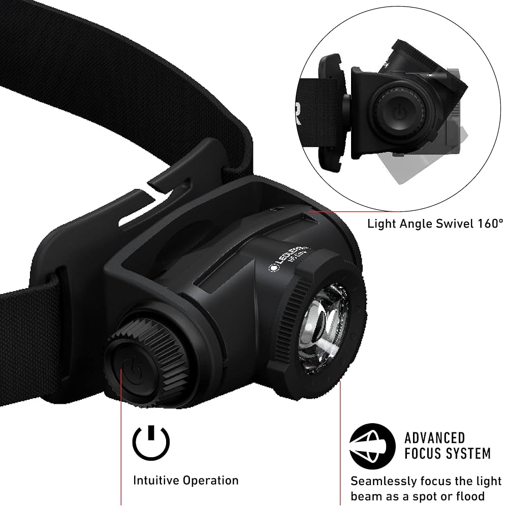 【数回使用】LEDLENSER H5 CORE ヘッドランプ 350ルーメン Ledlenser H5R Core Series Headlamp | Free Shipping