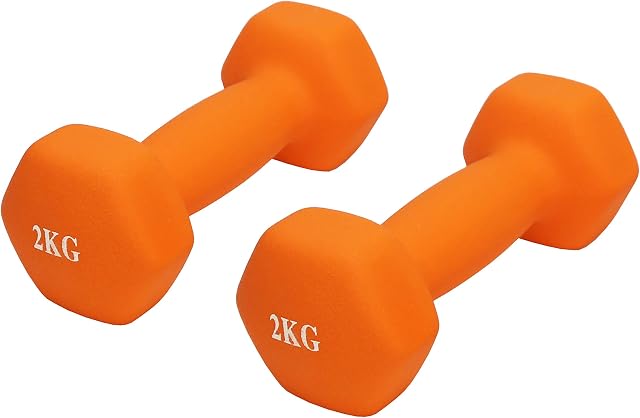 AD Fitness Dumbbell Set 2kg, 3kg, 4kg, 5kg Pairs or Full Workout Set Of 28kg Hex Dumbbell Weights Set Perfect Home Gym Equipment and Commercial Gym