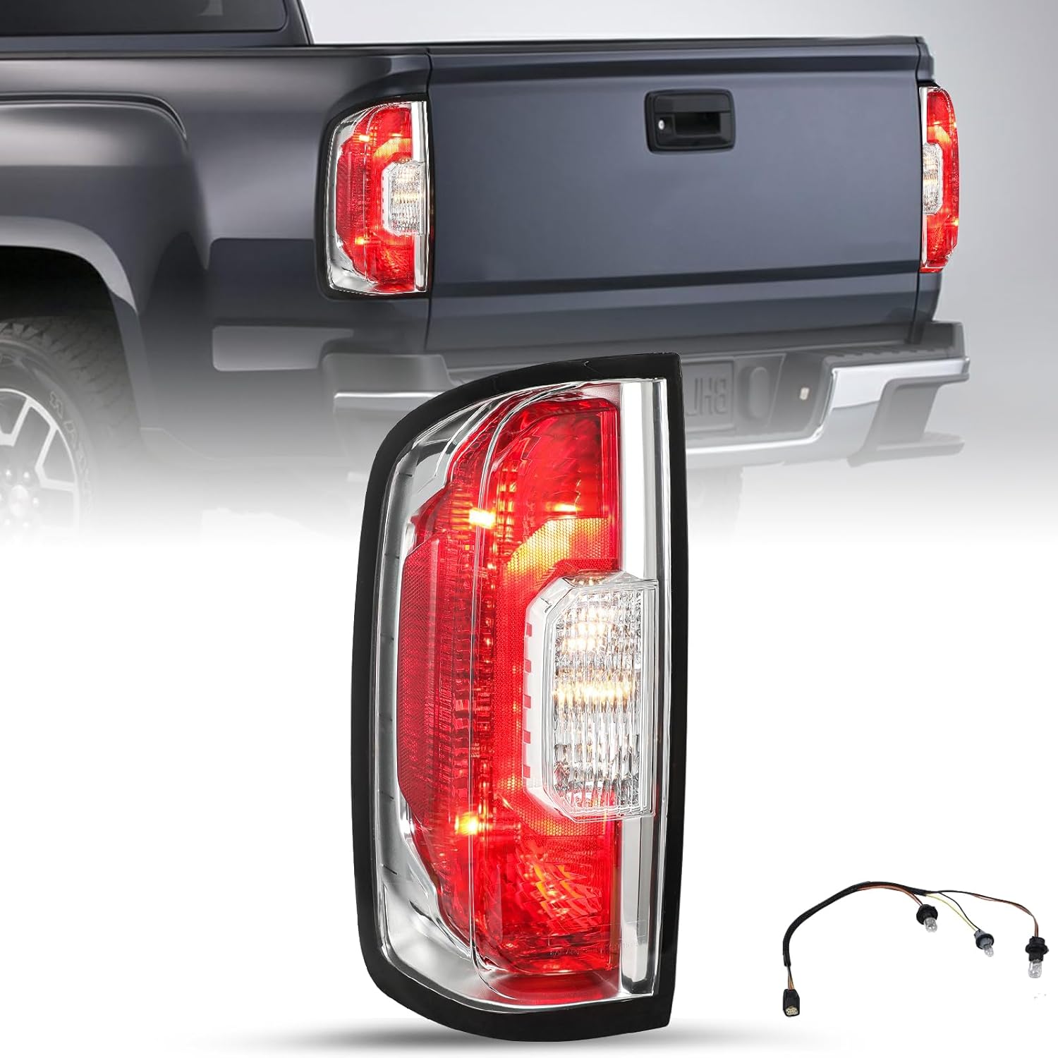 JSBOYAT Tail Light Assembly for 2015–2022 GMC Canyon Left Driver Side