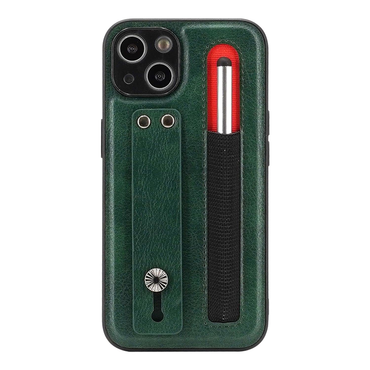 Coque Apple iPhone 13 König Design silicone vert antichoc - 6