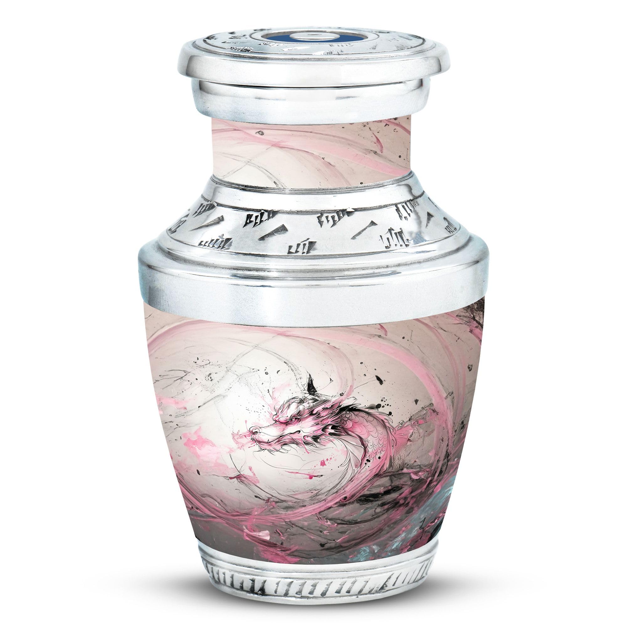 YATHABHISA Dragon Urn, Small Ashes Keepsake for Sister - Pack of 1 - Memorial Burial Urn - Decorative Urn - Cremation Urns for Adults Male & Female - Small Keepsake Urn for Mom & Dad Ashes