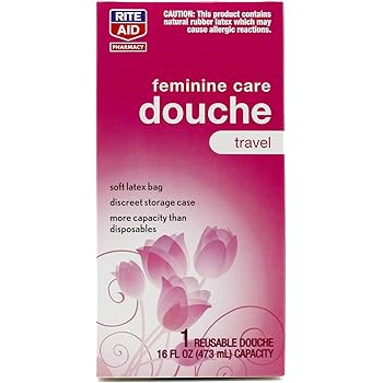 Amazon Com Flents Douche Kit Compact Reusable Great For Travel 16 Fl Oz Capacity Health Personal Care