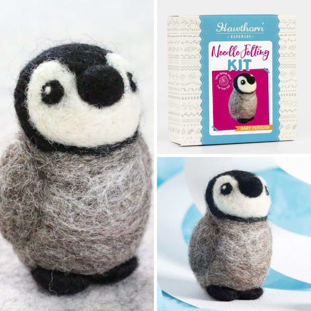 HAWTHORN HANDMADE Needle Felting Kits Wool Roving Needle Felting Kits