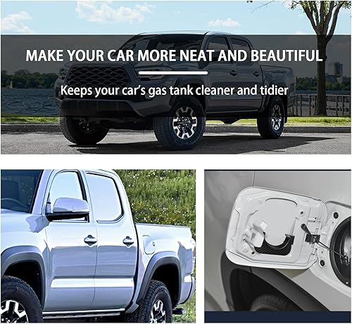 Miniatura 6 de Soporte para tapa de gasolina compatible con Tacoma de 3ª generación 2022 2021 2020 2019 2018 2017 2016 Tacoma de 3ª generación, resistente al
