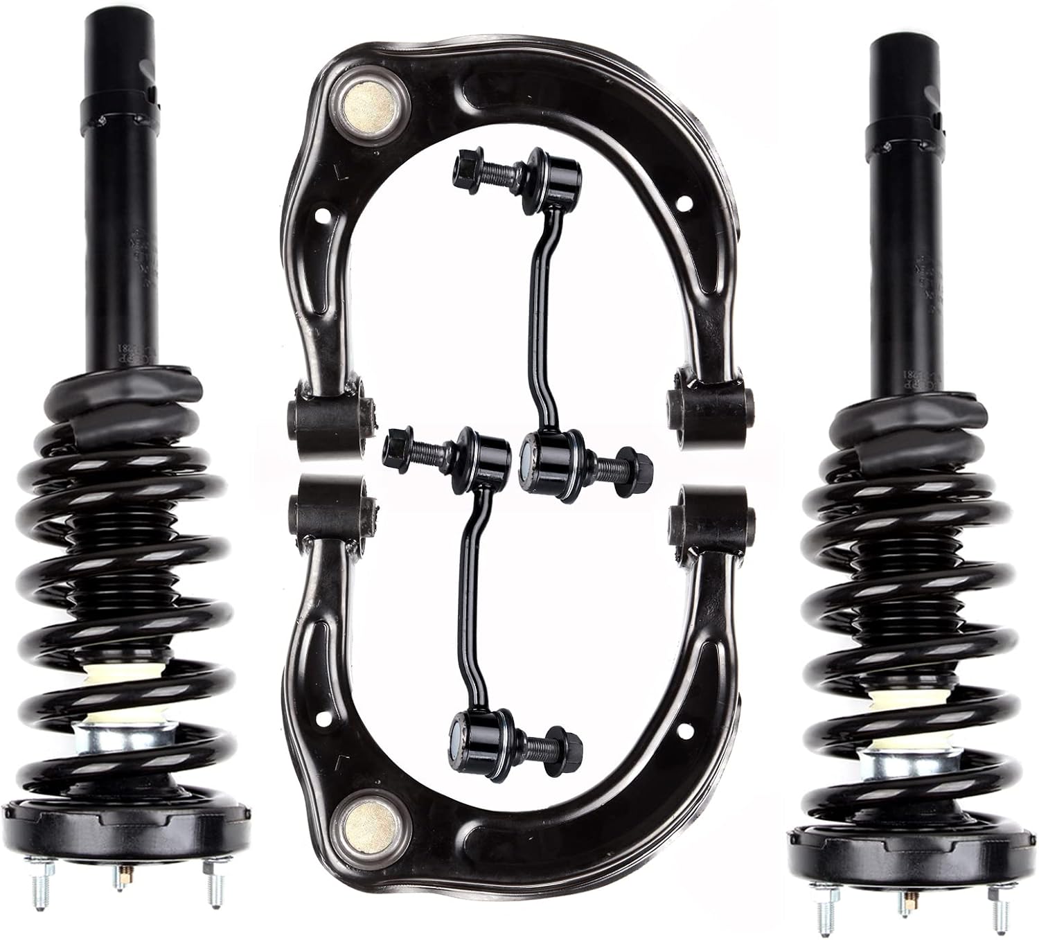 AUTOMUTO Struts Shock Complete Struts Assembly,Control Arm and Ball Joint Assembly,Stabilizer Bar Link Kit Fit for Hyundai Azera 2006-2011,for Hyundai Sonata 2006-2010, 172281,K621229,K621230,