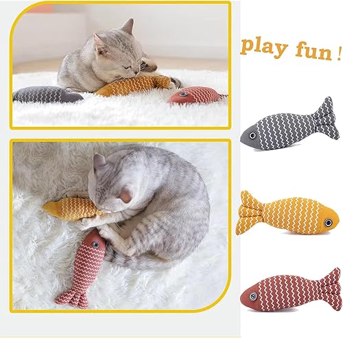 Miniatura 2 de Lanyihome Juguetes para gatos - Relleno de hierba gatera - Juguete masticable interactivo prémium para gatos de interior