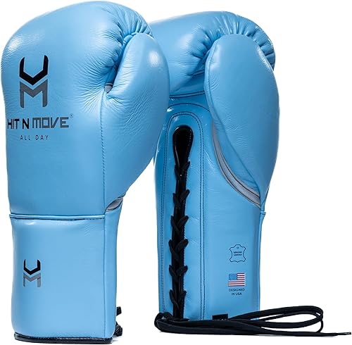 Miniatura 21 de HIT N MOVE Süvari - Guantes de boxeo de crin con , guantes de boxeo con cordones para hombre, equipo de boxeo, guantes de MMA para hombre, guantes