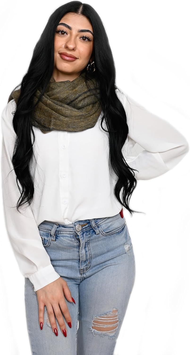 Alpaca Land, Handmade Ecuadorean Alpaca Wool Infinity Scarves