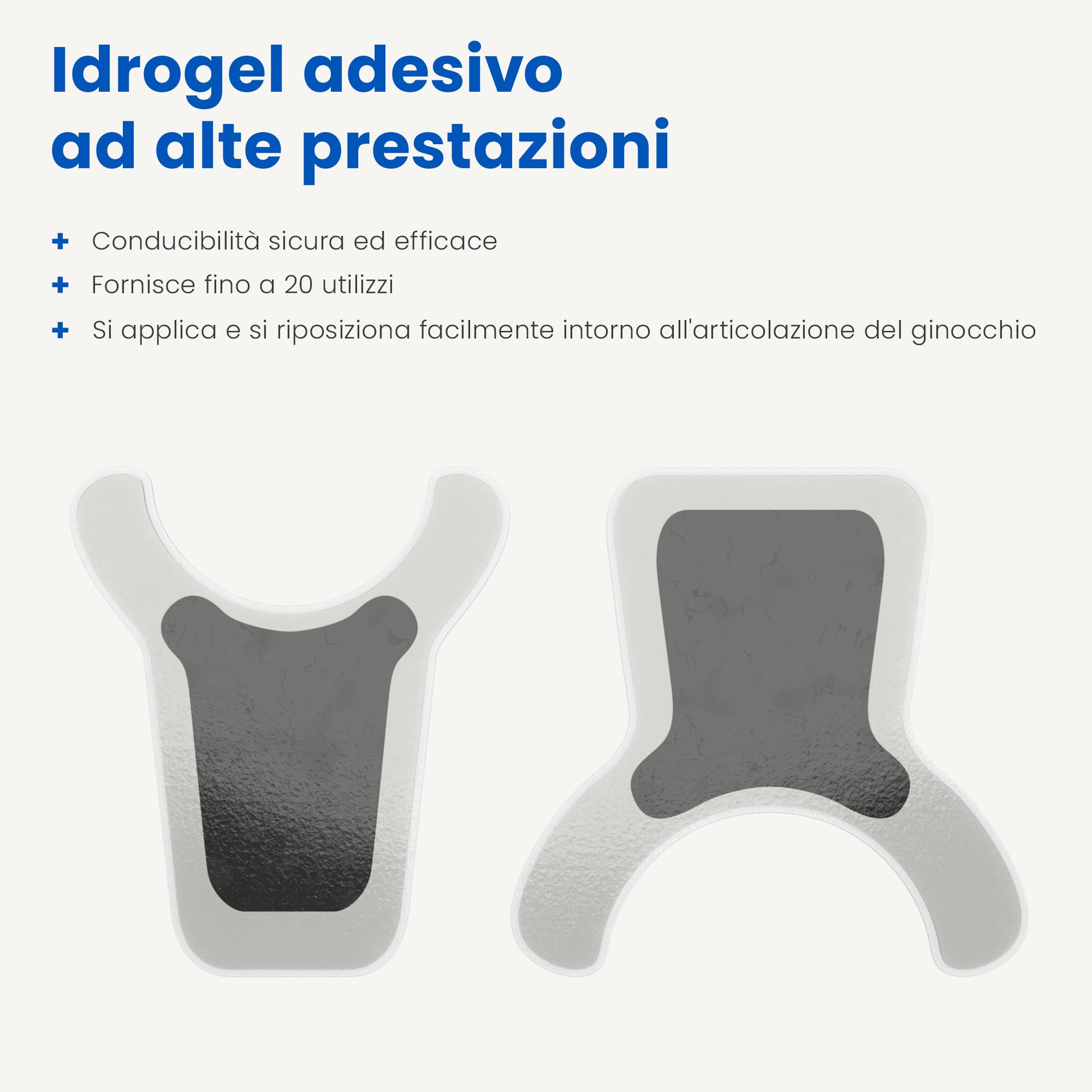 Bundle of TensCare Perfect Tens - Dispositivo Antidolorifico, Clinicamente Testato + Elettrodi TENS ed EMS specifici per il dolore al ginocchio