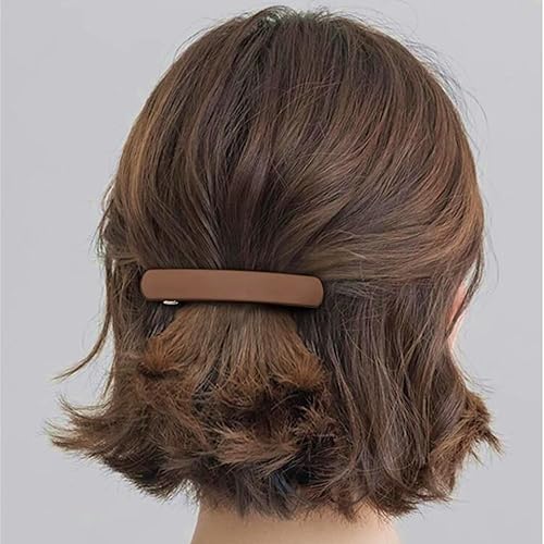 Vista 19 de Fsmiling Pasadores de pelo para mujer, pasador de pelo francés, pinzas pequeñas de acetato para el cabello, pasador antideslizante, accesorios