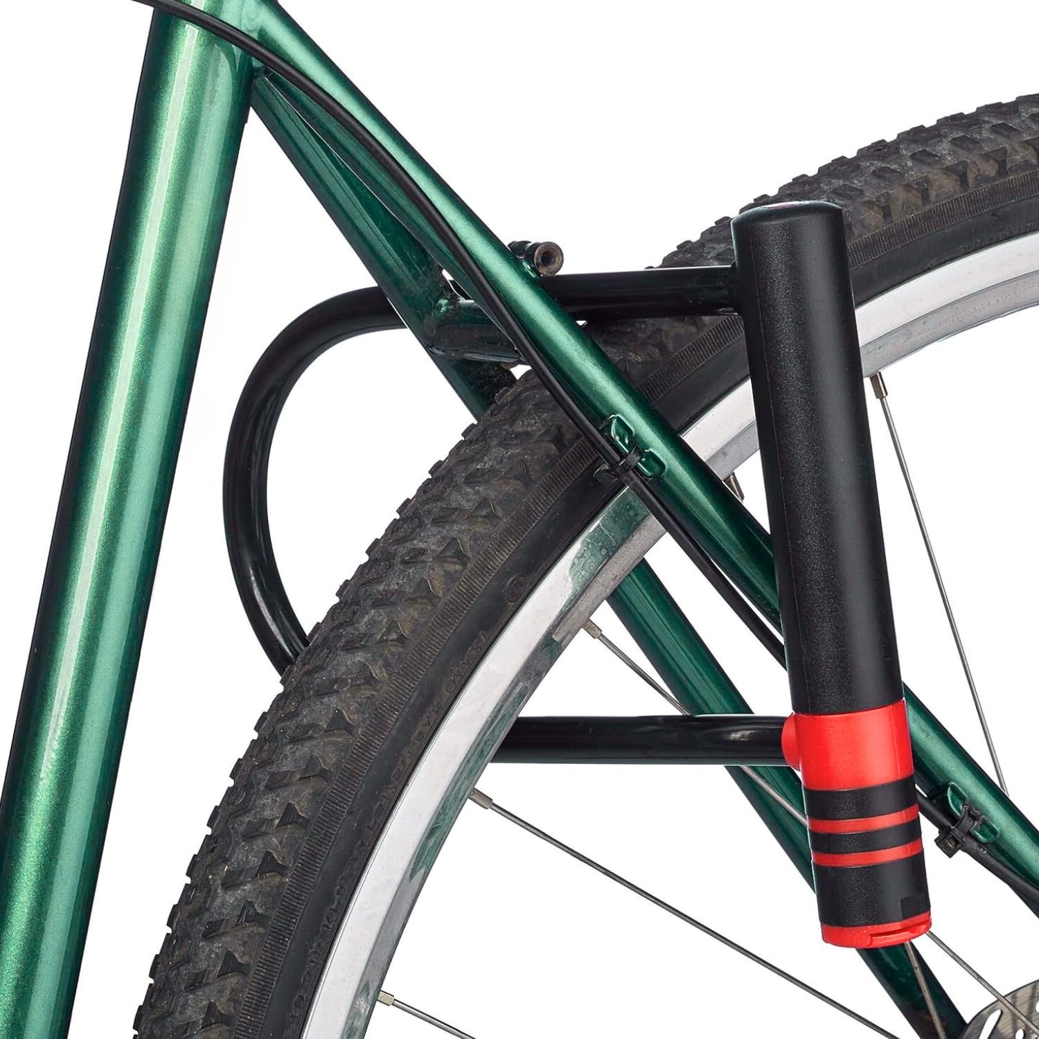 Garden Mile Heavy Duty Bike Lock D Lock Key Cable 24x19cm U-Type Shaped Bike Motorbike Scooter Locks High Security Steel Cable Keys Anti Theft Bicycle Locks for Road Mountain Included Brackets