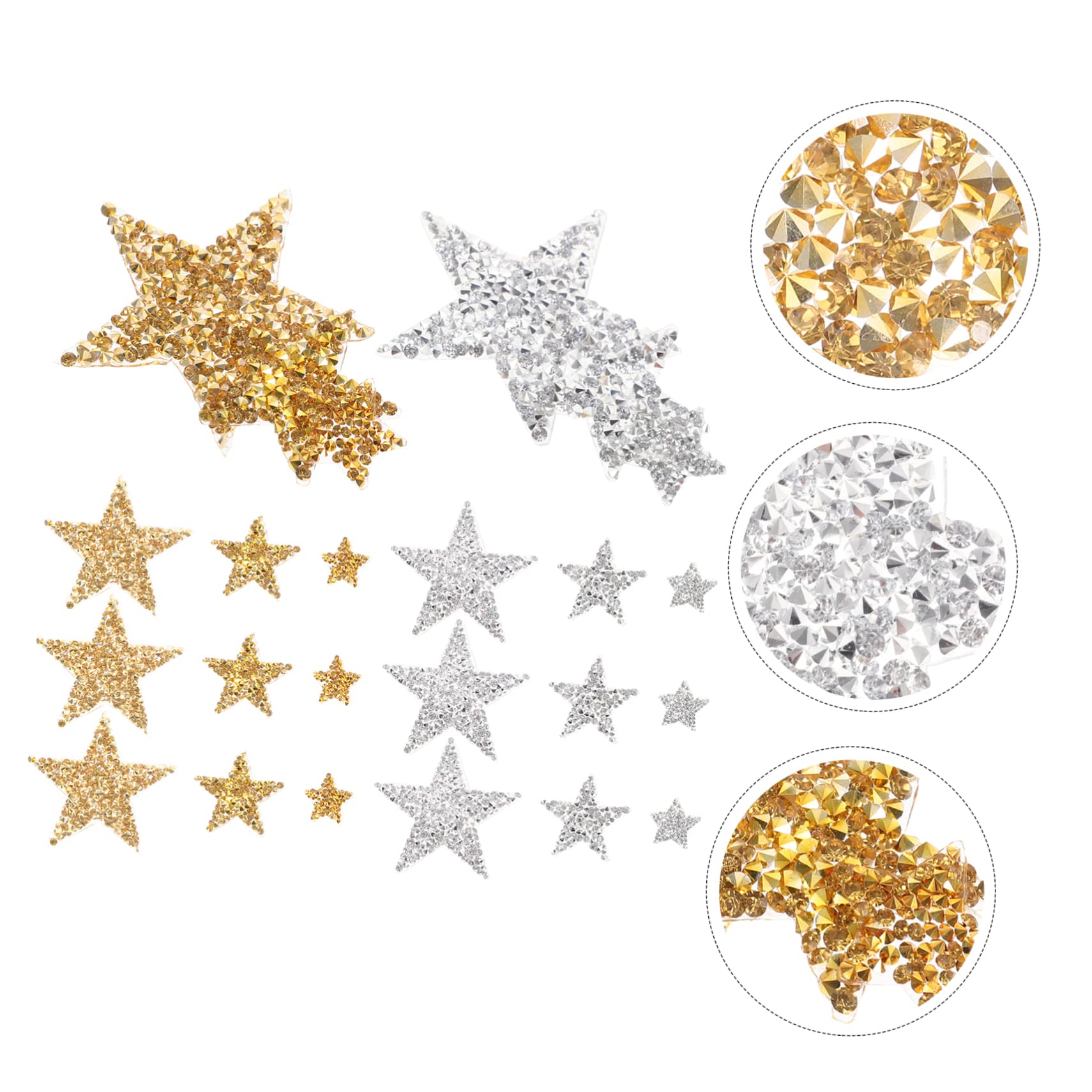 TEHAUX 120pezzi Patches Per Riparazione e Decorazione Abbigliamento Borse e Accessori Termoadesivi Per Artigianali