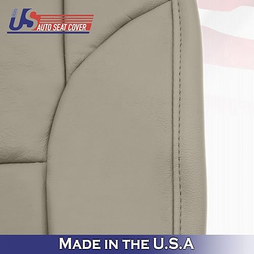 Miniatura 7 de U.S.AutoSeatCover 2003 a 2009 compatible con Toyota 4Runner Limited Driver Bottom Funda de asiento de cuero en color marrón