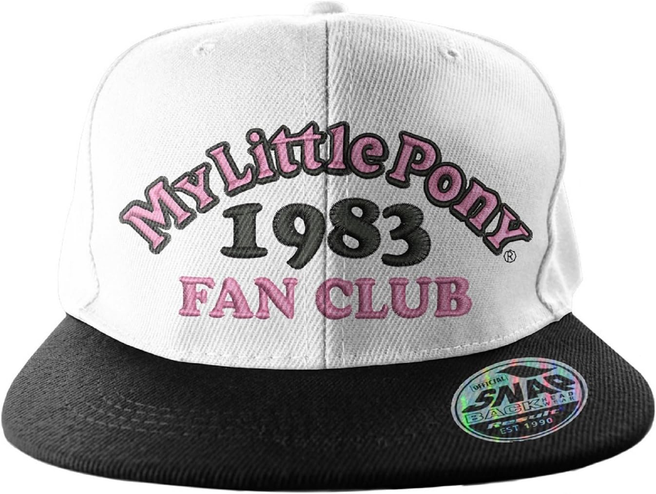 My Little Pony Baseball Cap Fan Club Logo 1983 Official White Snapback Size One Size