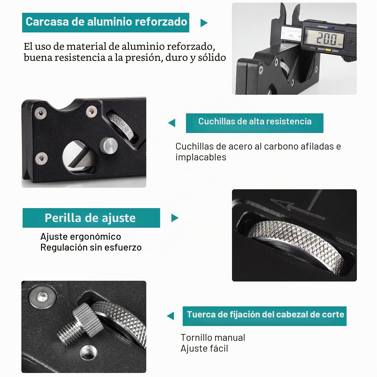 7 Piezas Plano de Esquina Bordes para Carpintería Cepillo Suite, Aplanadora de Chaflán Cepilladora, para Herramientas Carpinteria Madera, Recorte de Bordes de Madera