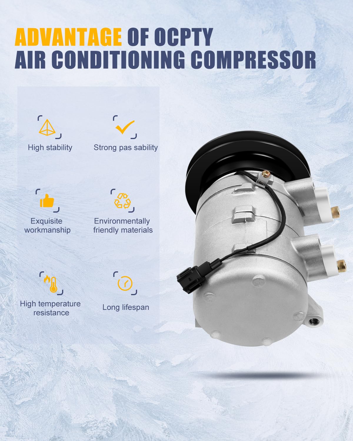 Amazon.com: OCPTY AC Compressor for Nissan Frontier 2.4L 2000-2004