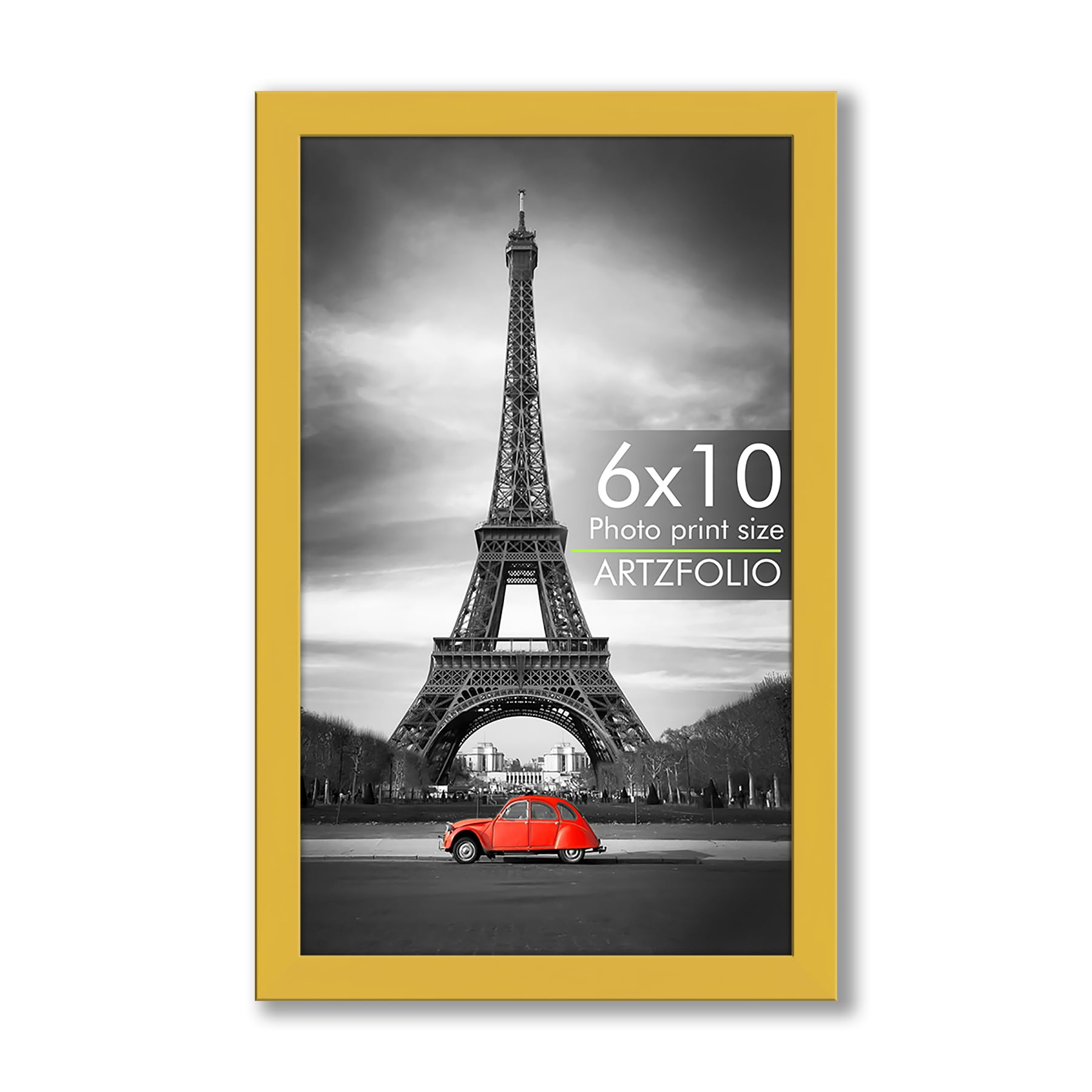 ArtzFolio Wall & Table Photo Frame D556 | Wall Photo Frame Collage for Living Room | Picture Frames Bedroom, Home & Office Decoration | Golden | 6x10 inch (15x25 cms)