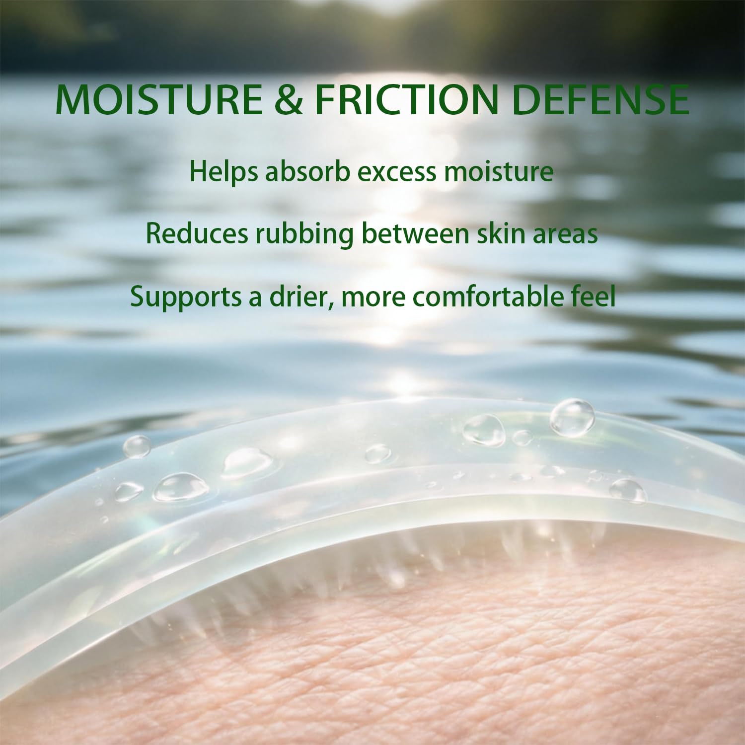 Intertrigo Cream for Skin Folds, Moisture & Friction Protection, 3-Piece