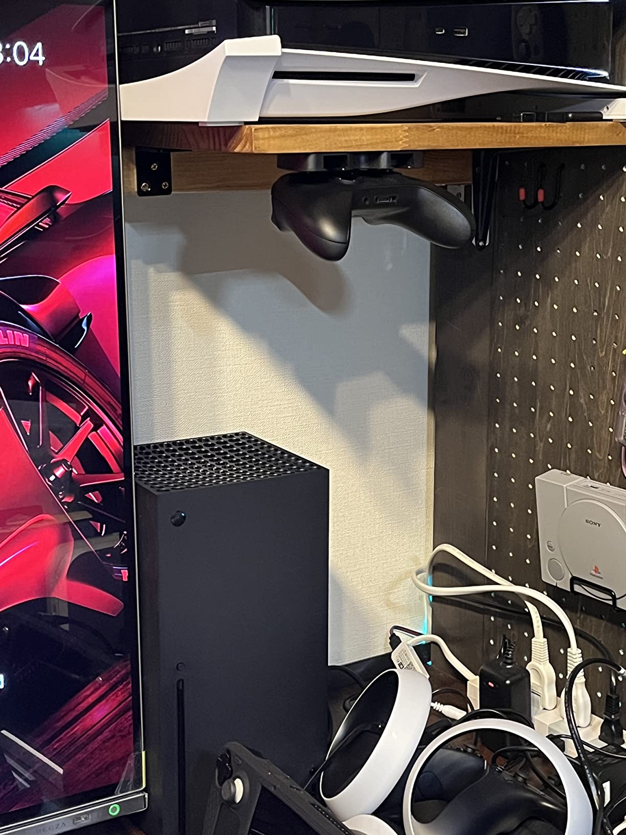 Amazon.co.jp L'QECTED Xbox Series X/Sコントローラー対応アンダーデスクスタンド Xbox One/X/S