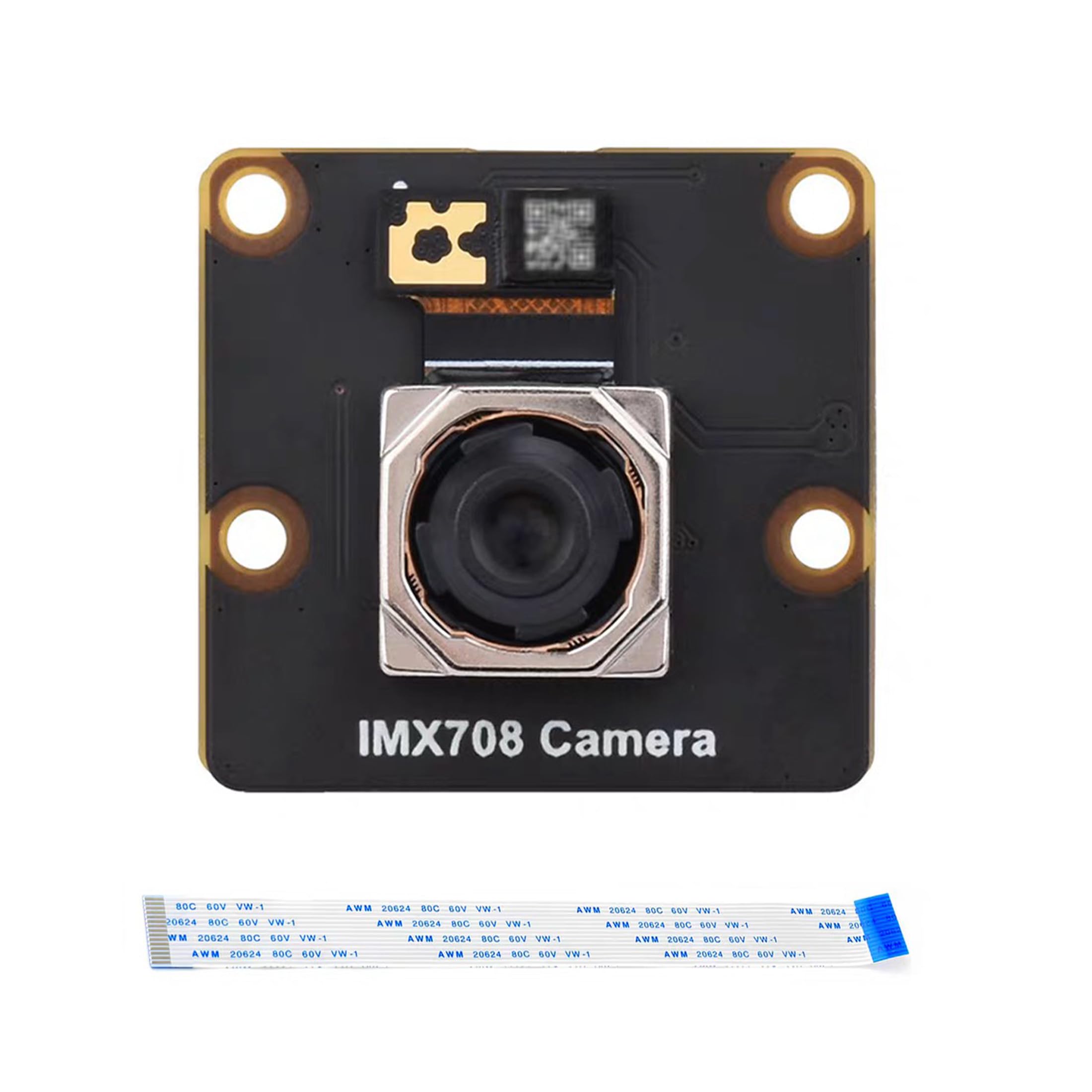 IMX708 12MP Camera Compatible with Raspberry Pi 5/4B/3B+/3A+/3B/2B/B+/A+Zero 2 W/Zero, Auto-Focus, 75° FOV, Support High Dynamic Range (HDR), IMX708-75 Standard Version-image-20