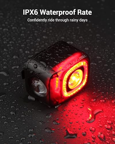Miniatura 5 de Magicshine SEEMEE 200 Rechargeable Bike Tail Lights,200 Lumens Max Output,360 Visibility Bicycle Lights, Smart Brake Sensor IPX6 Waterproof Rear