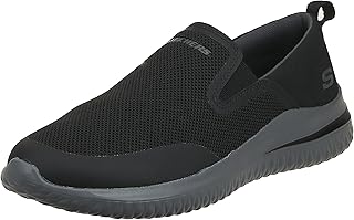 حذاء سكيتشرز ديلسون 3 للرجال، أسود، 42 ، سنيكر رياضي