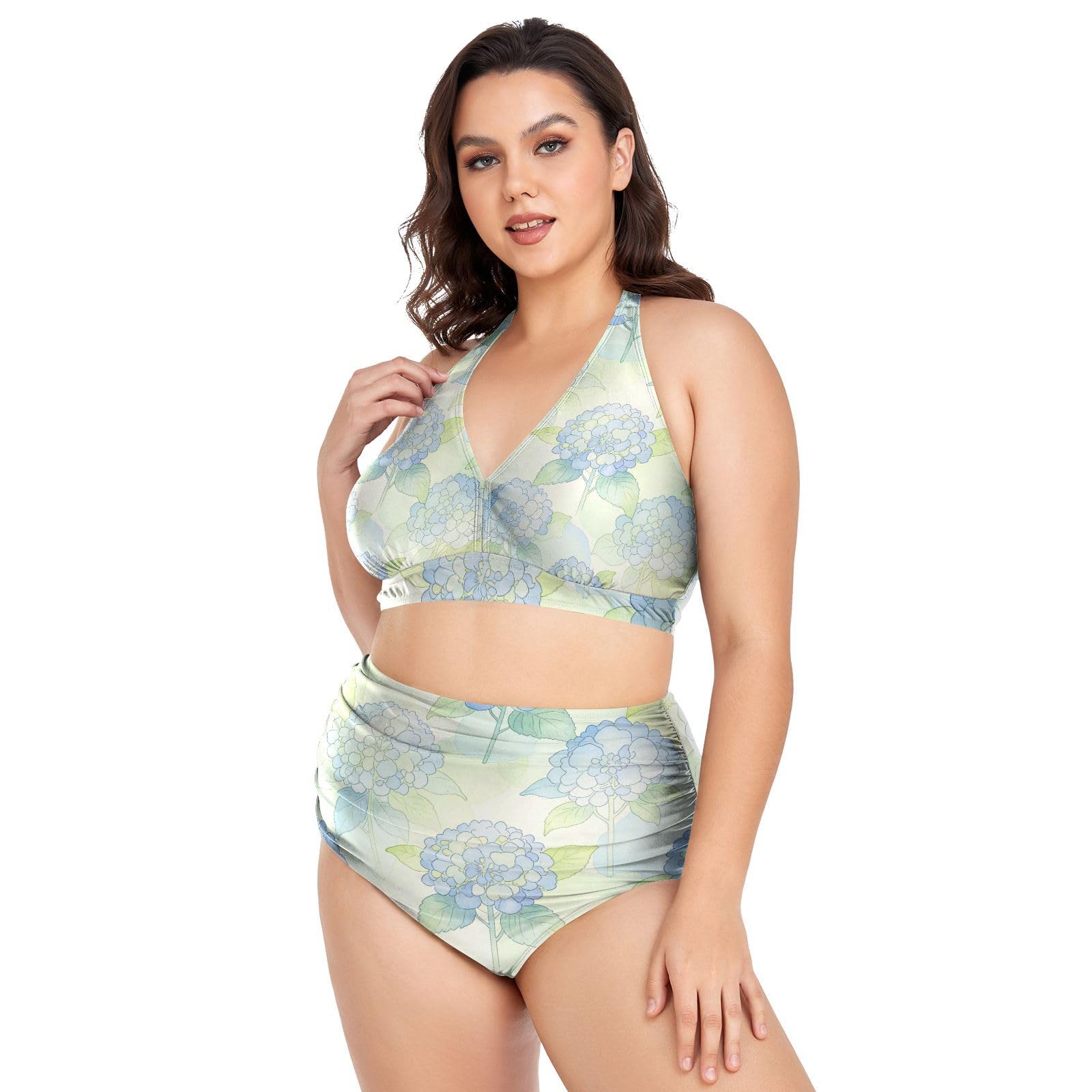 FRODOTGV Costumi da bagno donna taglie forti L-4XL
