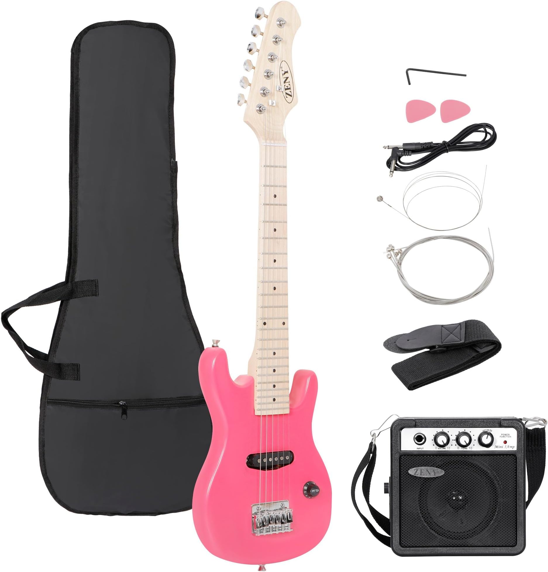Amazon: ZENY 30 inch Kids Electric Guitar with 5w Amp, Gig Bag