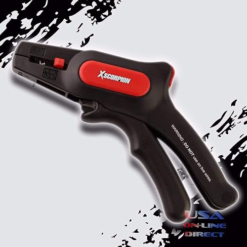 Miniatura 4 de Pelacables y cortadores de cables de alambre ajustables de varios calibres automáticos de hasta 10 AWG