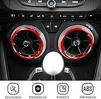 Vista 5 de JWWY para Camaro Anillo de Protección de Salida de Ventilación de Aire Acondicionado para 2017-2025+ Chevy Camaro Accesorios Interiores de Aleación