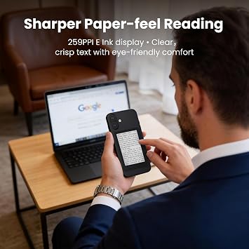 XTEINK X3 3.7 Pocket E-Ink eBook Reader, Mist Gray