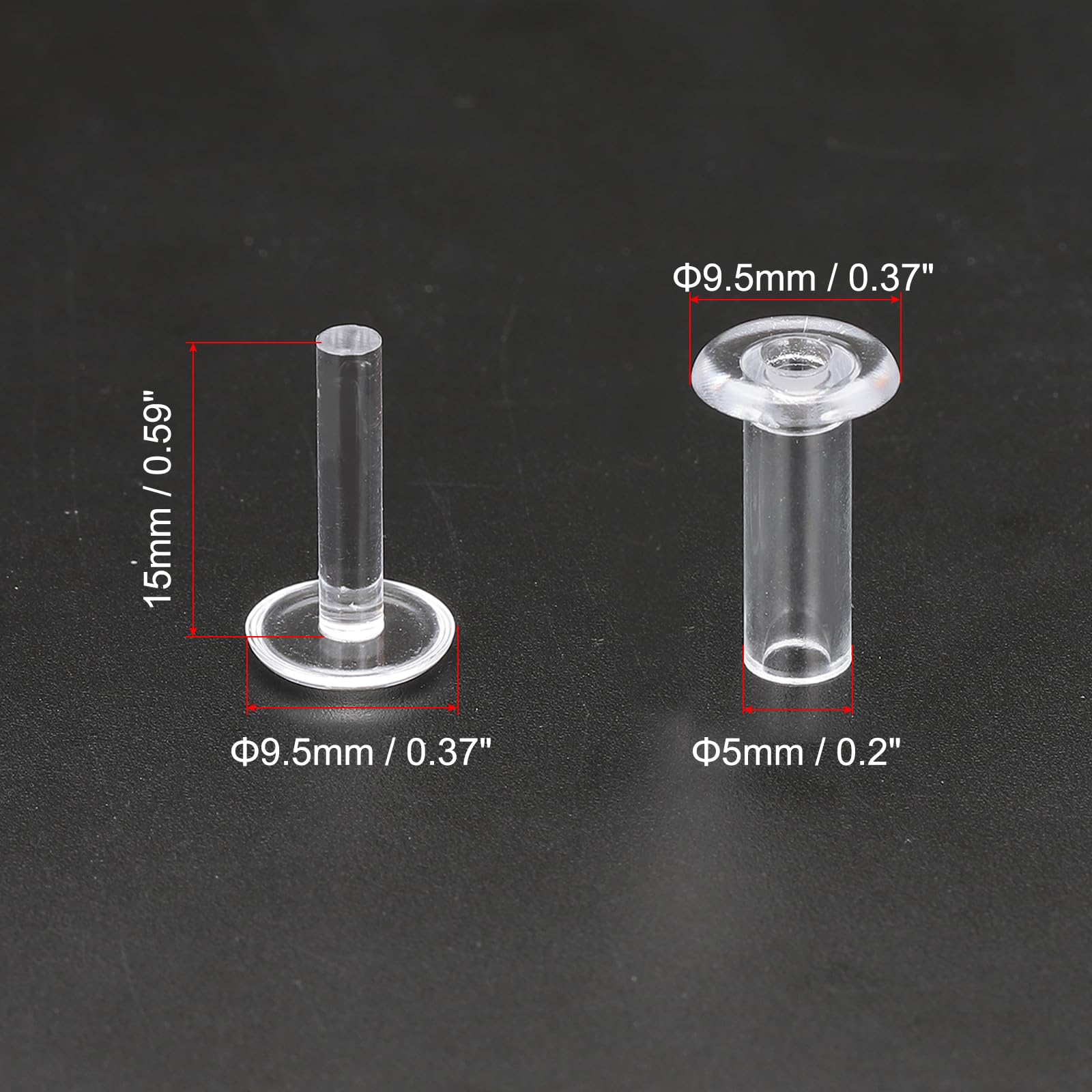 PATIKIL M5x15mm Plastic Binding Post - Image 2