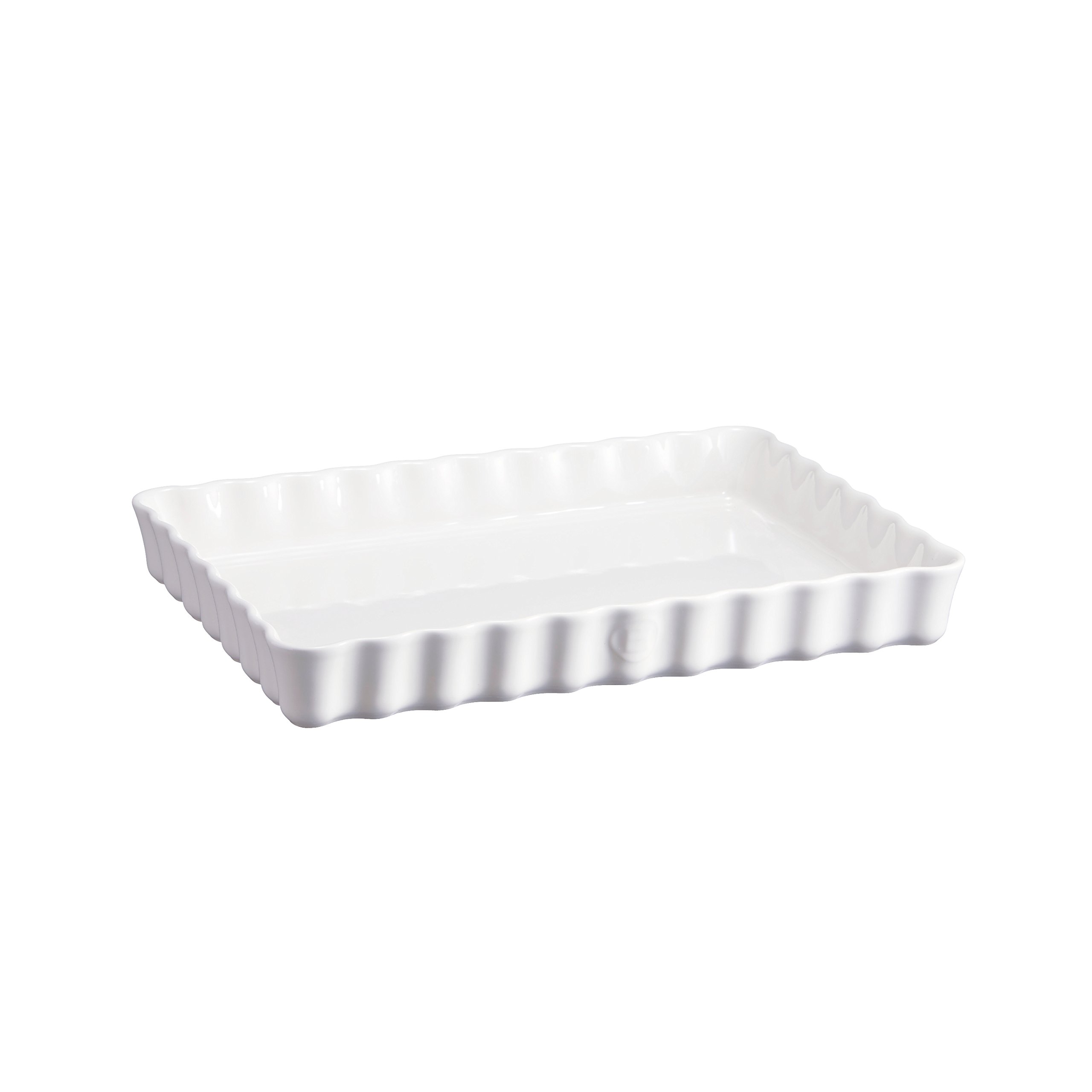 Emile Henry AU Four Tortiera Rettangolare, Ceramica, Farina, 33,5 x 24 x 5 cm