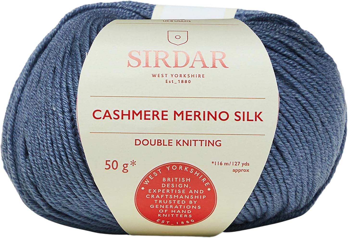 Sirdar Cashmere Merino Silk DK Double Knitting, China Blue (403), 50g