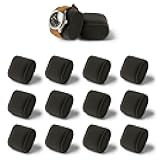 TAWBURY Watch Pillows - Pack of 12, X-Small Cushions for 5.5 to 6.5-inch Wrists, 2-inches Wide, Compatible with our Bayswater 6, 12 & 24 Slot Watch Boxes (Charcoal)