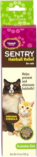 Miniatura 10 de SENTRY PET CARE Sentry Hairball Relief para gatos, sabor a malta, 4.4 onzas