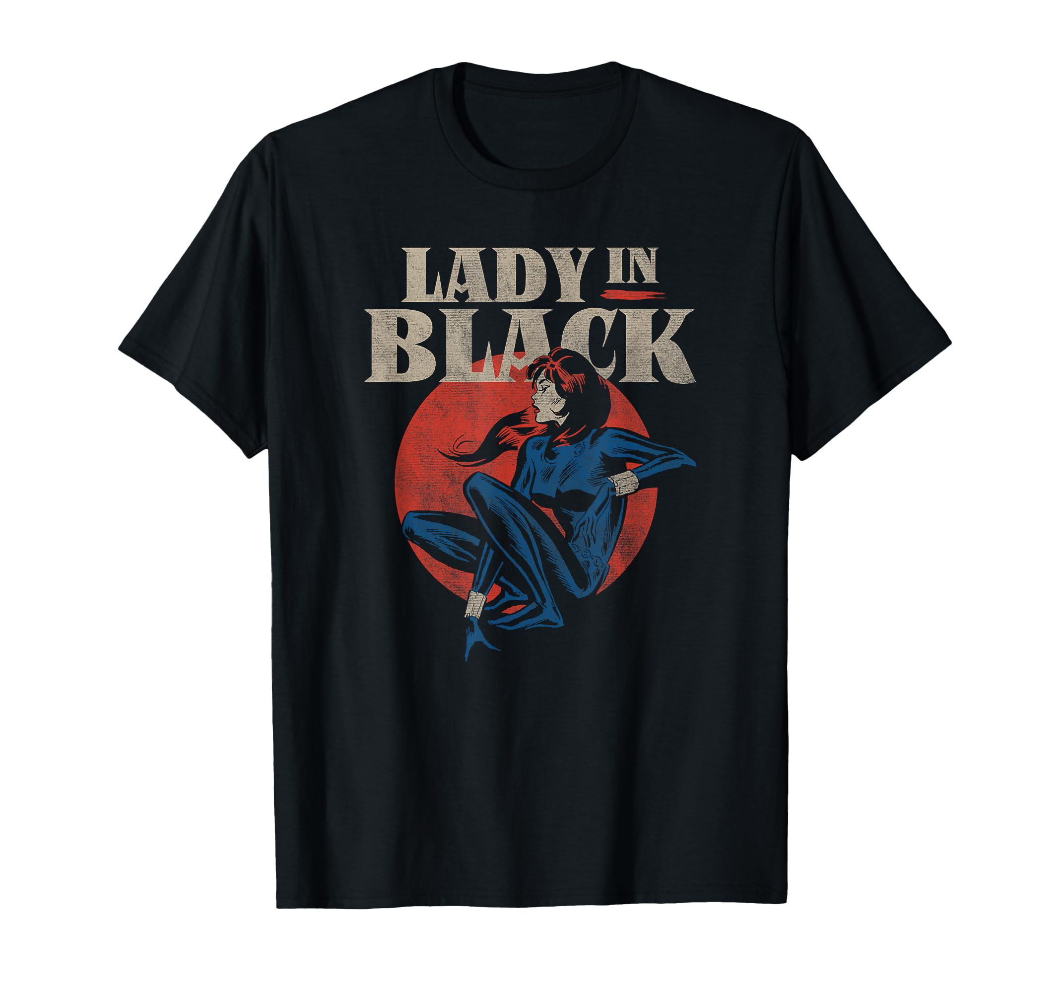 T-shirt rétro Black Widow Marvel pour un look casual urbain - 2