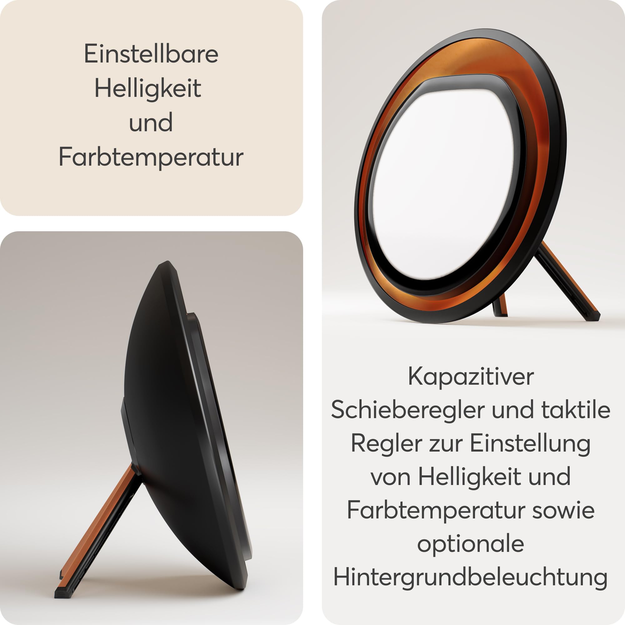 Lumie Halo, Wirksame Lichttherapie für Winterblues und verbessertes Wohlbefinden, 10.000 lux