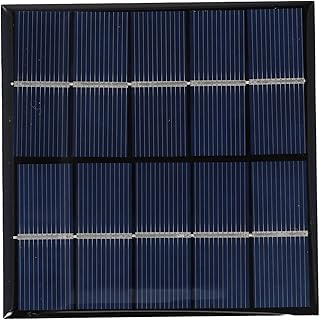Besttoolifes Panel solar portátil de 3 W, 5 V, cargador rápido para exteriores, módulo de silicona policristalina con alta tasa de conversión para dispositivos móviles, sistema de iluminación del