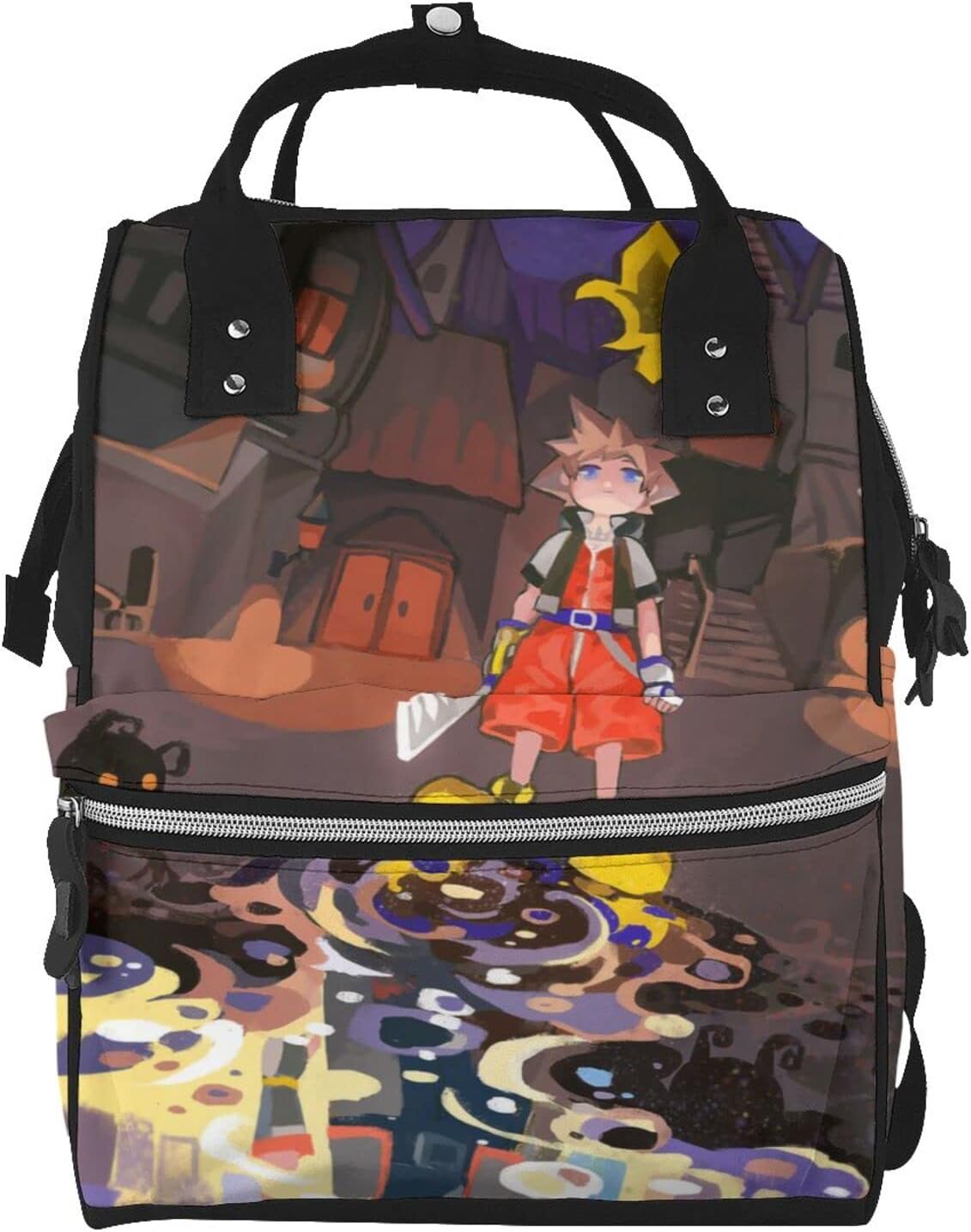 [RFSHOP] マザーズバッグ キングダムハーツ ママリュック マミーバッグ ハンドバッグ リュックサック ママバッグ バックパッ