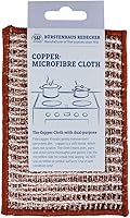 Vista 1 de Redecker Paño de Fregado de Cobre Tejido de 2 Capas y Toallita de Limpieza de Microfibra – Superficie Dual, Antiarañazos, Reutilizable y Lavable a