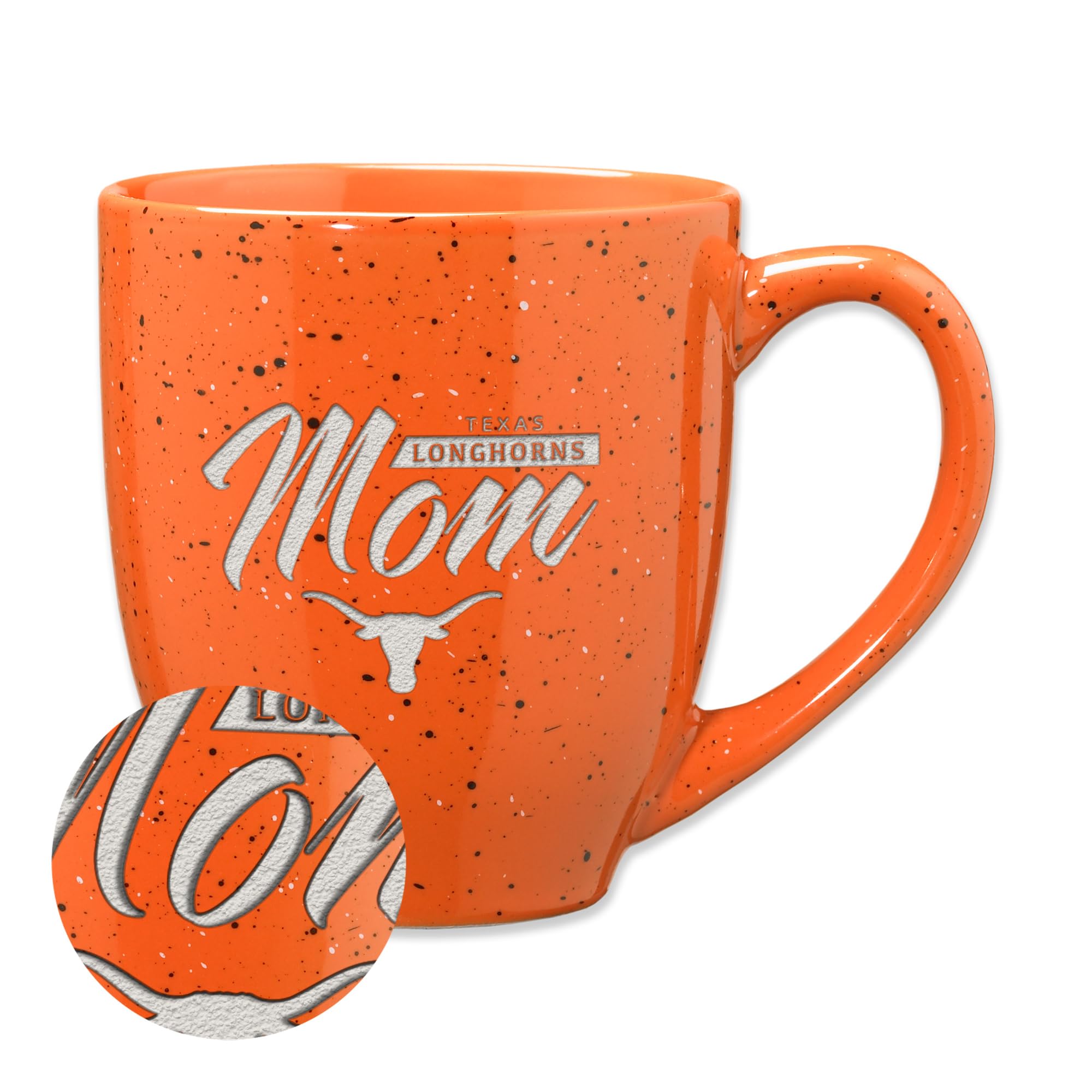 Mug Texas Longhorns Mom en céramique, le cadeau idéal pour la fête des mères