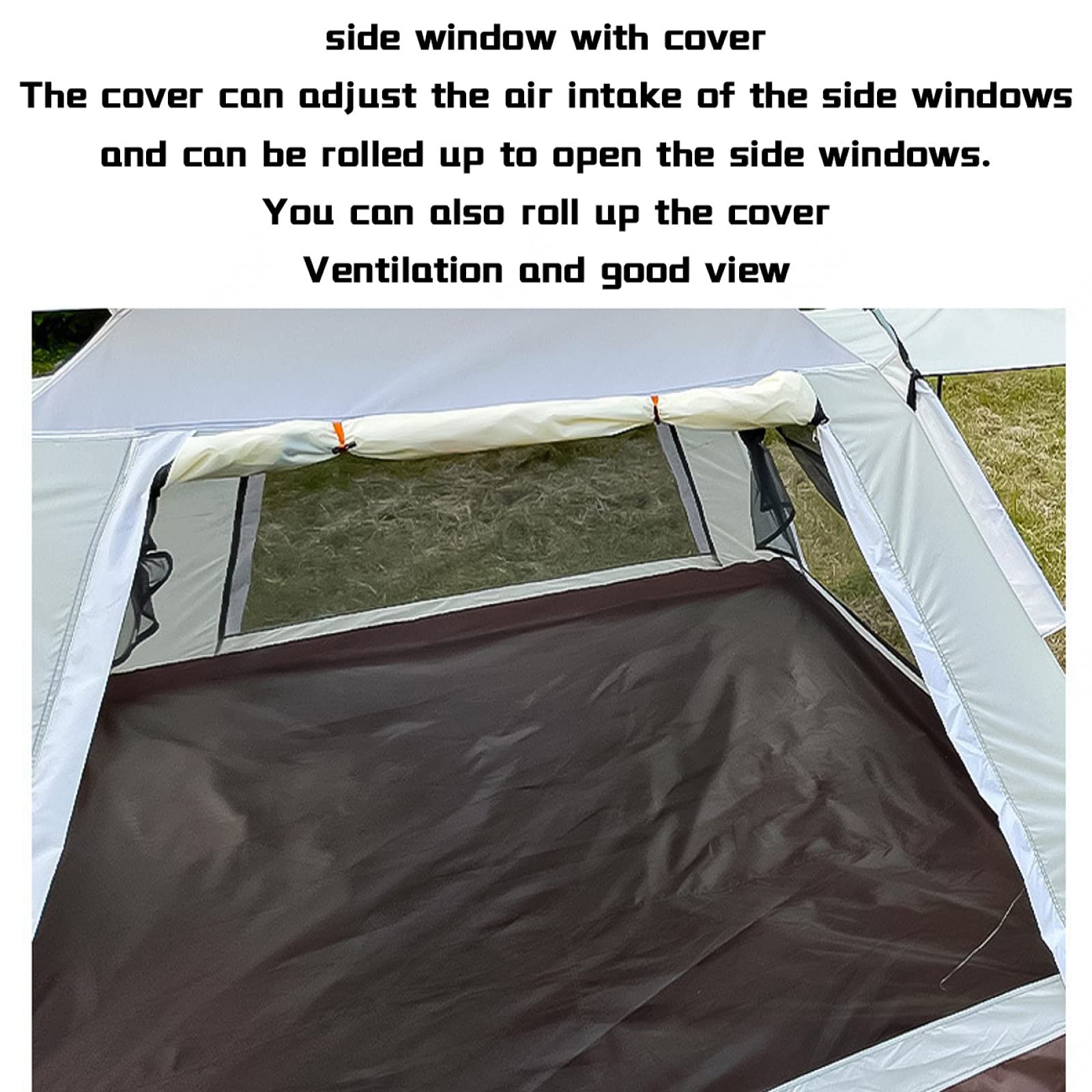 Amazon.co.jp: 大人4人用大型テント 3秒で開く キャンプ用防水テント