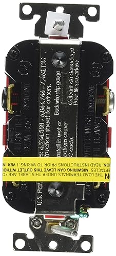 Miniatura 7 de Leviton G5362-WTW SmartlockPro GFCI Duplex Receptáculo dúplex, grado de especificaciones industriales de alta resistencia, WRTR, indicación de