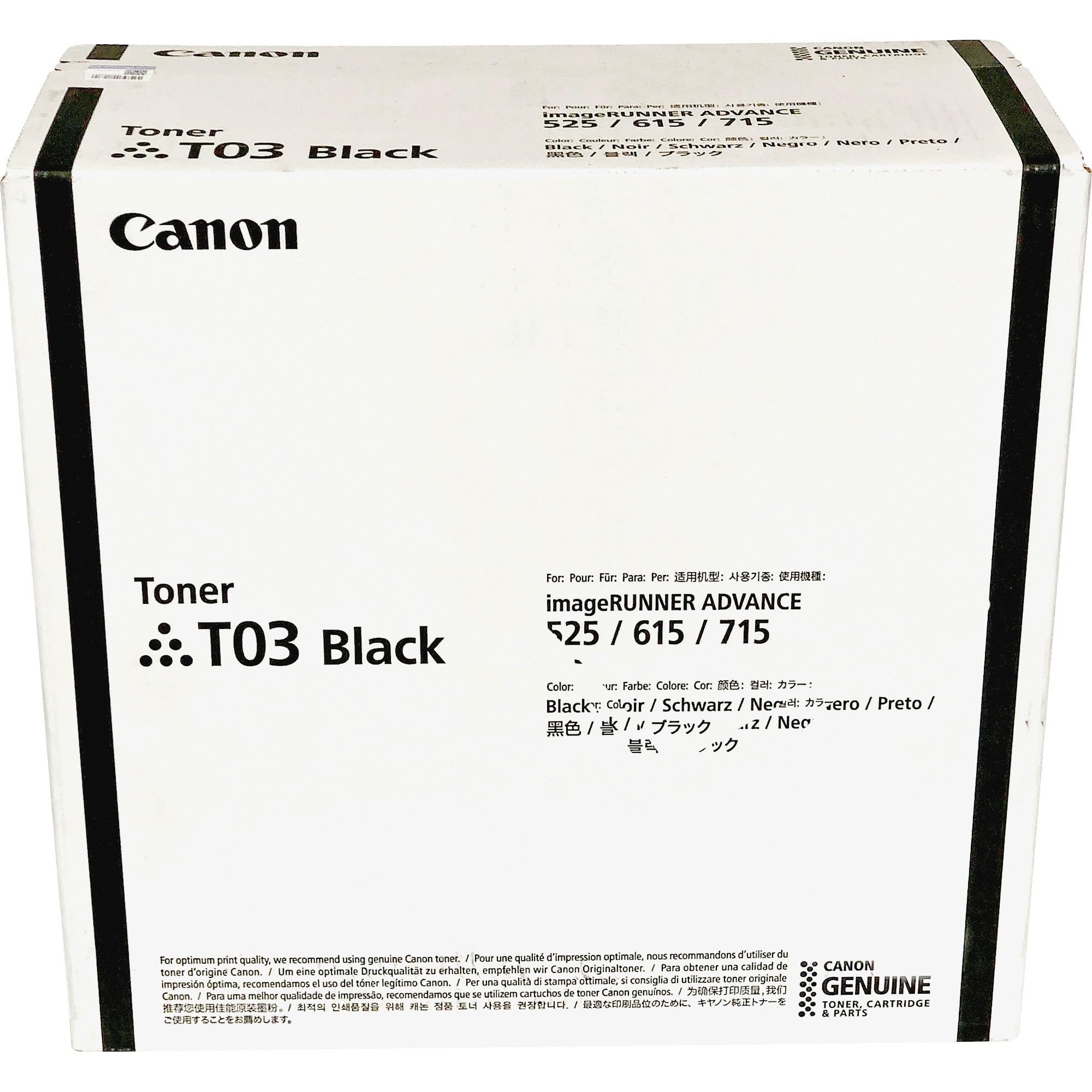 Amazon.co.jp: Canon、CNMT03、T03トナー、各1個、ブラック。 : Computers
