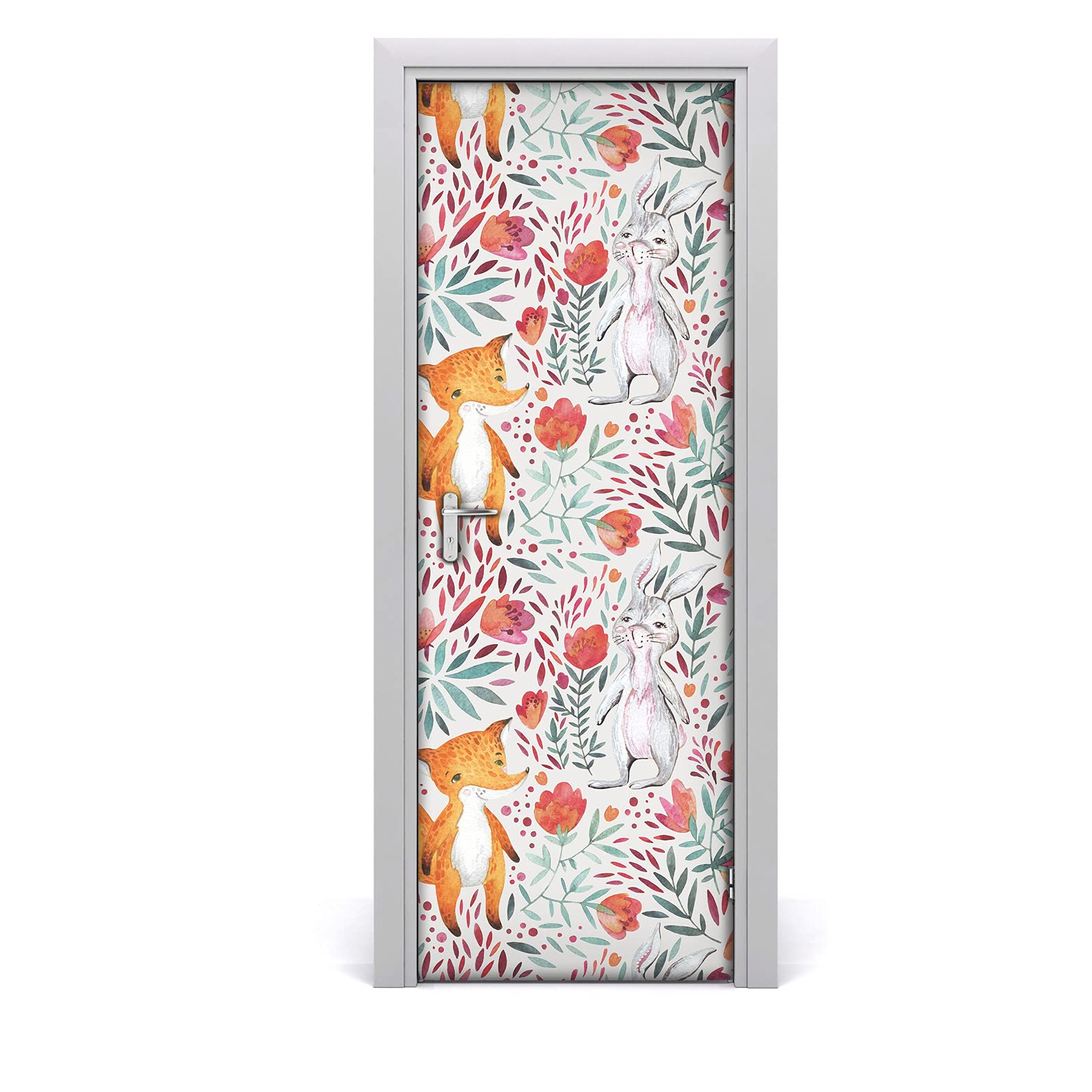 Papier peint sur la porte mural autocollant 77x200cm vintage